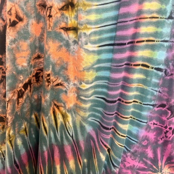 Multicolor Tie-Dye Lattice-back Dress - Picture 4 of 4